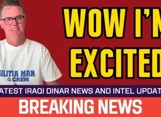 Iraqi Dinar – WOW I’m Excited = Today News Guru Intel Value Update Exchange Rate IQD to USD