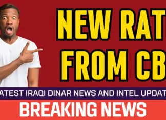 Iraqi Dinar – New Rate from CBI – Today News Guru Intel Value Update Exchange Rate IQD to USD