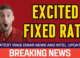 Iraqi Dinar – Excited Fixed Rate – Today IQD to Dollar Today RV News Guru Update Exchange Rate