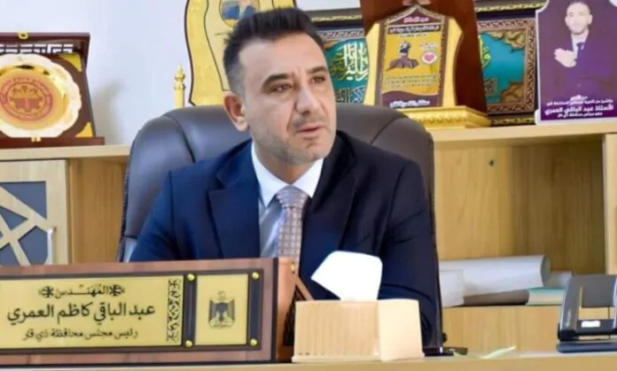 After the dismissal of its head, Al-Omari... What is happening in the Dhi Qar Provincial Council “does not exceed two things”