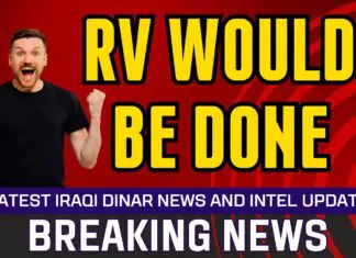 Iraqi Dinar Data – RV would be Done – Today IQD Value RV News Guru Updates Exchange Rate