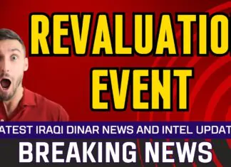 Iraqi Dinar Data Revaluation Event Today IQD Value RV News Guru Updates Exchange Rate