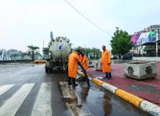 Controlling rainwater drainage and addressing electricity problems Controlling rainwater drainage and addressing electricity problems