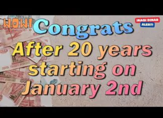 Iraqi Dinar – Congratulation After 20 years Strating RV on January 2nd – IQD Rate News Today!