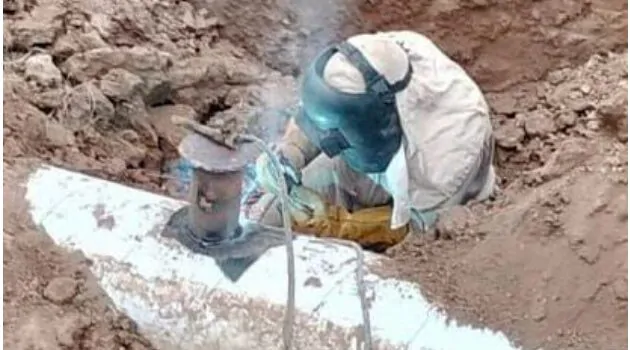 Illegal Tap on Crude Pipeline in Baghdad is Removed Illegal Tap on Crude Pipeline in Baghdad is Removed