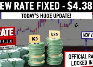 Iraqi Dinar – The Moment Has Come! New Rate FIXED at $4.38 – Today’s Huge IQD UPDATE & RV News
