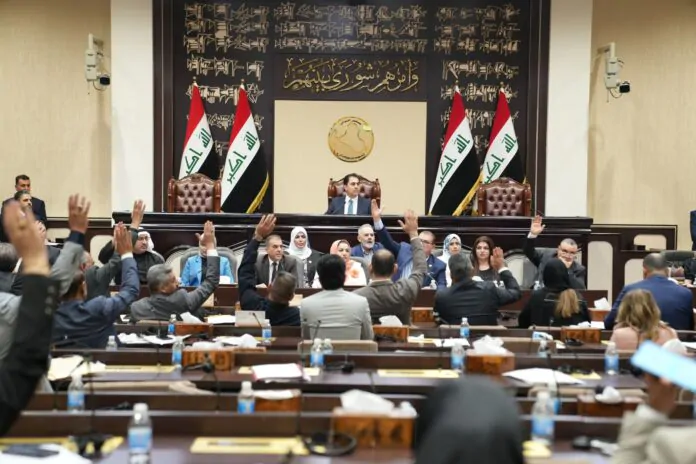 Parliamentarian Laws are expired and ready for voting, including the Popular Mobilization Forces. Parliamentarian: Laws are expired and ready for voting, including the Popular Mobilization Forces.