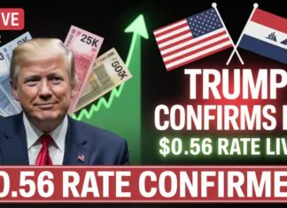 LIVE on TV: Trump Confirms Iraqi Dinar Revaluation – $0.56 Rate Hits Global Markets! – IQD Guru News