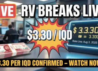 RV BREAKS LIVE! $3.30 per IQD Confirmed – Watch This NOW! – Iraqi Dinar News Today