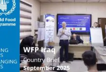 WFP Iraq Country Brief, September 2025 WFP Iraq Country Brief, September 2025