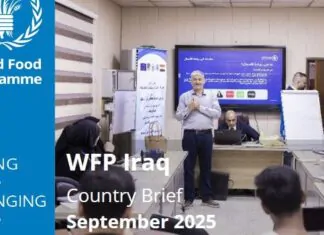 WFP Iraq Country Brief, September 2025 WFP Iraq Country Brief, September 2025
