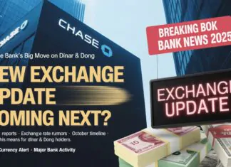 Chase Bank’s Big Move on Dinar & Dong – What’s Coming Next? – Today’s Iraqi Dinar News!