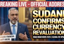 Breaking LIVE: Sudani Confirms Currency Revaluation Coming! Iraqi Dinar News 2025 – Today IQD News!