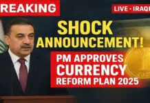 Shock Announcement on Iraqi TV! Prime Minister Approves Iraqi Dinar Currency Reform Plan 2025