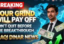 Your Grind Will Pay Off — Don’t Quit Before the Breakthrough Iraqi Dinar News – Iraqi Dinar News