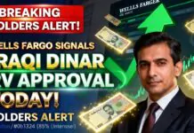 Wells Fargo Signals Iraqi Dinar RV Approval Today! – Holders Alert! – Iraqi Dinar News