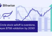 Bitwise says Circle stock selloff is overdone, eyes $75B valuation by 2030