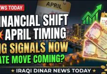 Iraqi Dinar News Today | Financial Shift, April Rate Timing & Big Signals 90261