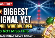 Iraqi Dinar News Today | Biggest Signal Yet & April Window 90262